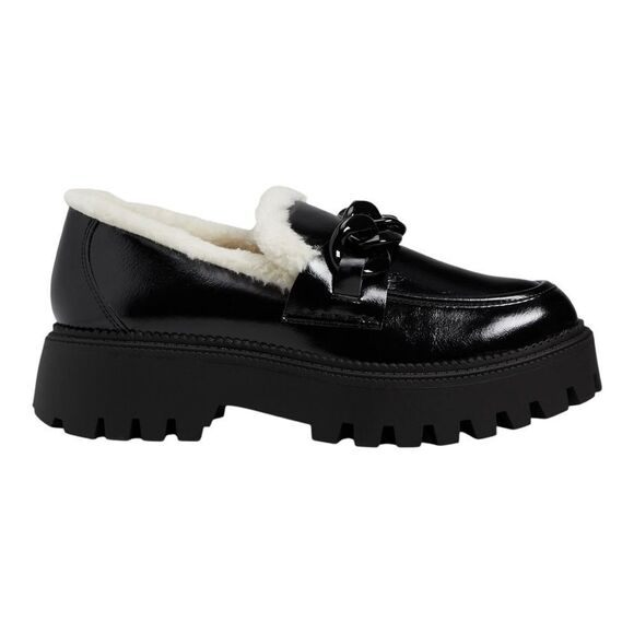 DOLCE VITA Larazzo Chain Platform Lug Sole Loafers in Black Size 11 NEW - Picture 15 of 16